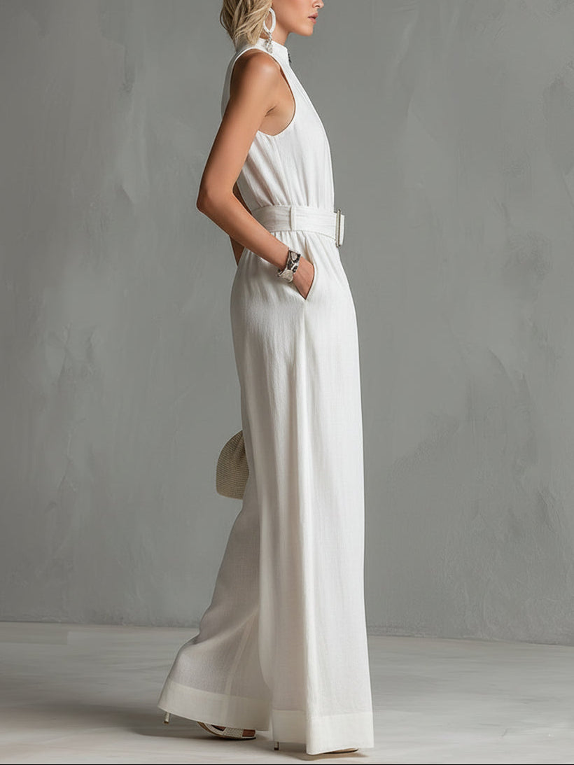 Emmaline™ Belted Wide-Leg Jumpsuit