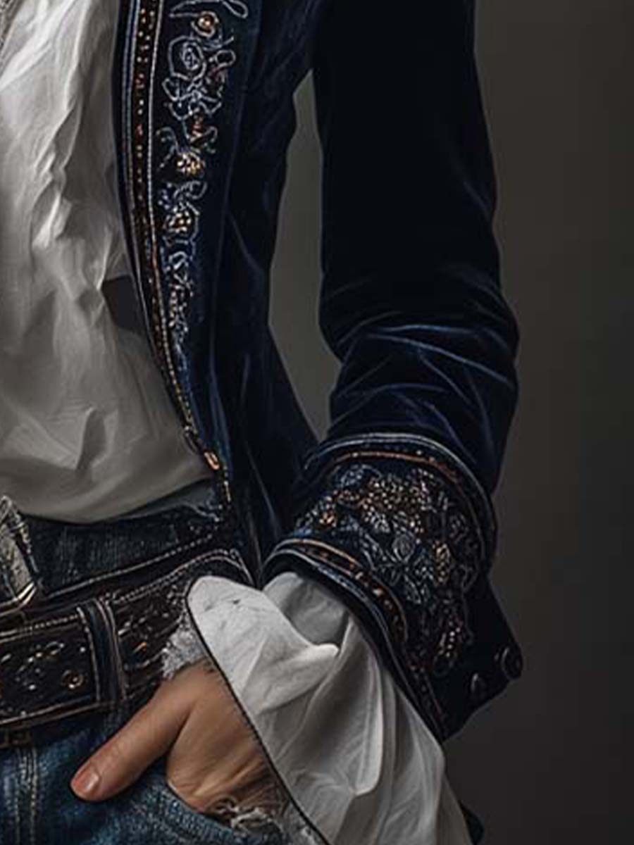 Millie™ Embroidered Long Jacket
