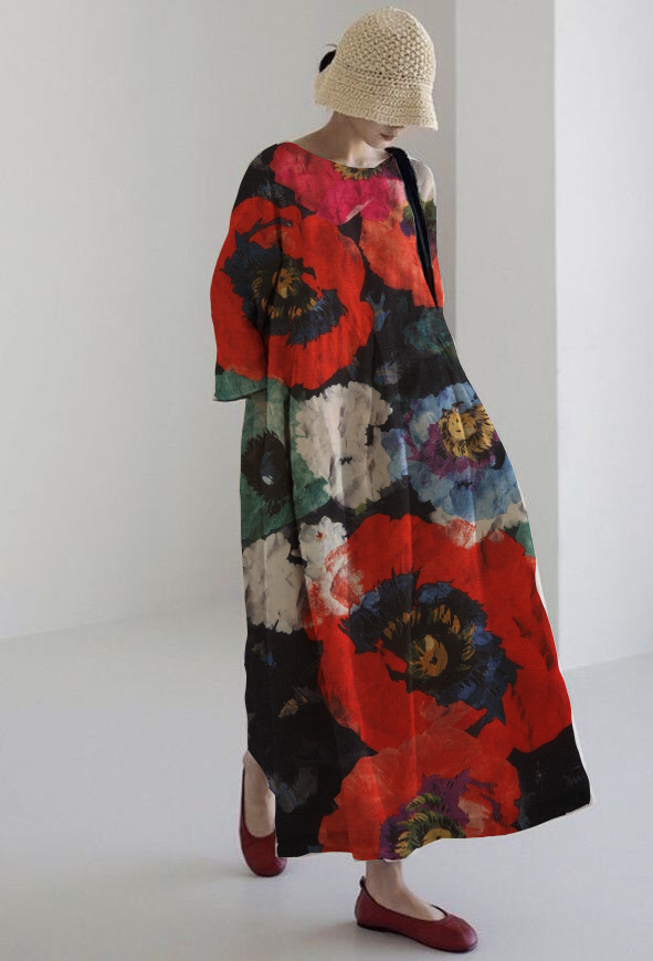 Elissa™ Floral A-Line Dress