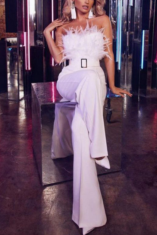 Greta™ Off-Shoulder Slim Jumpsuit