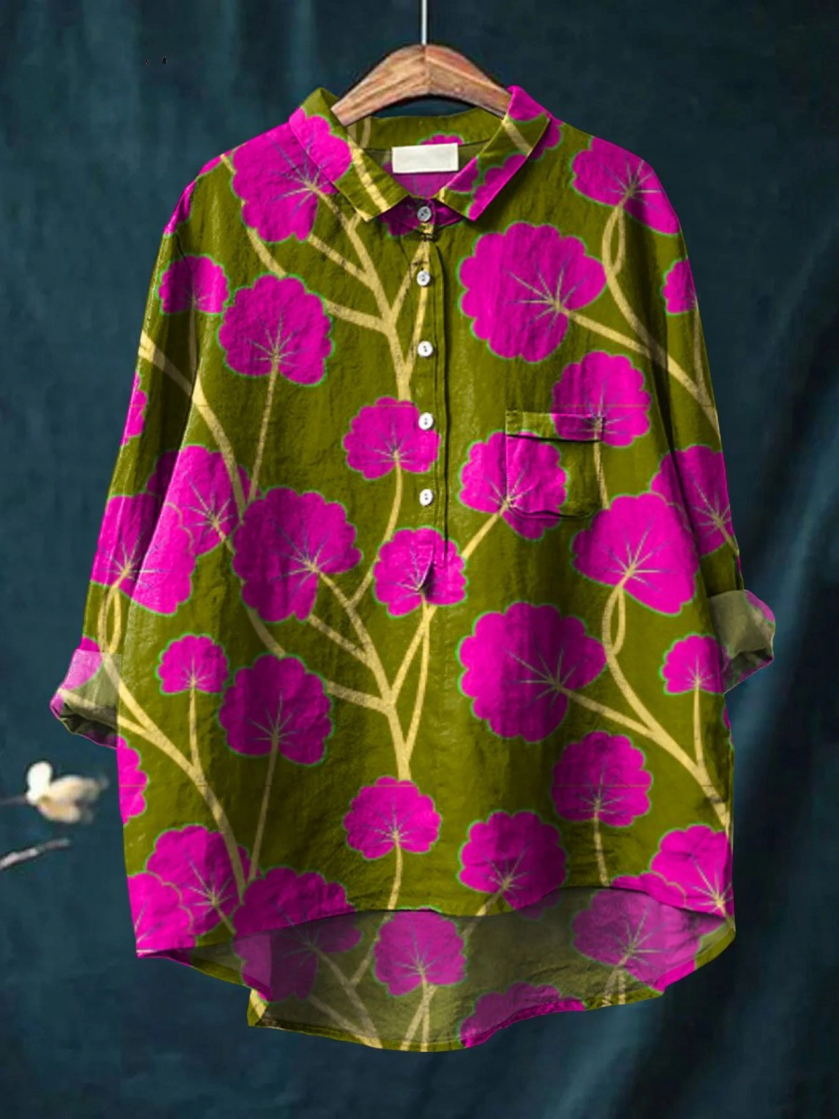 Leonie™ Floral Print Casual Shirt