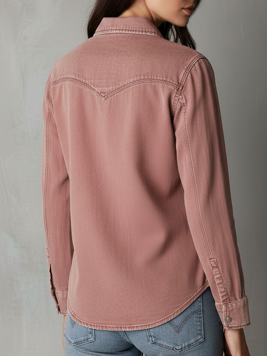 Ottoline™ Western Denim Zip Shirt