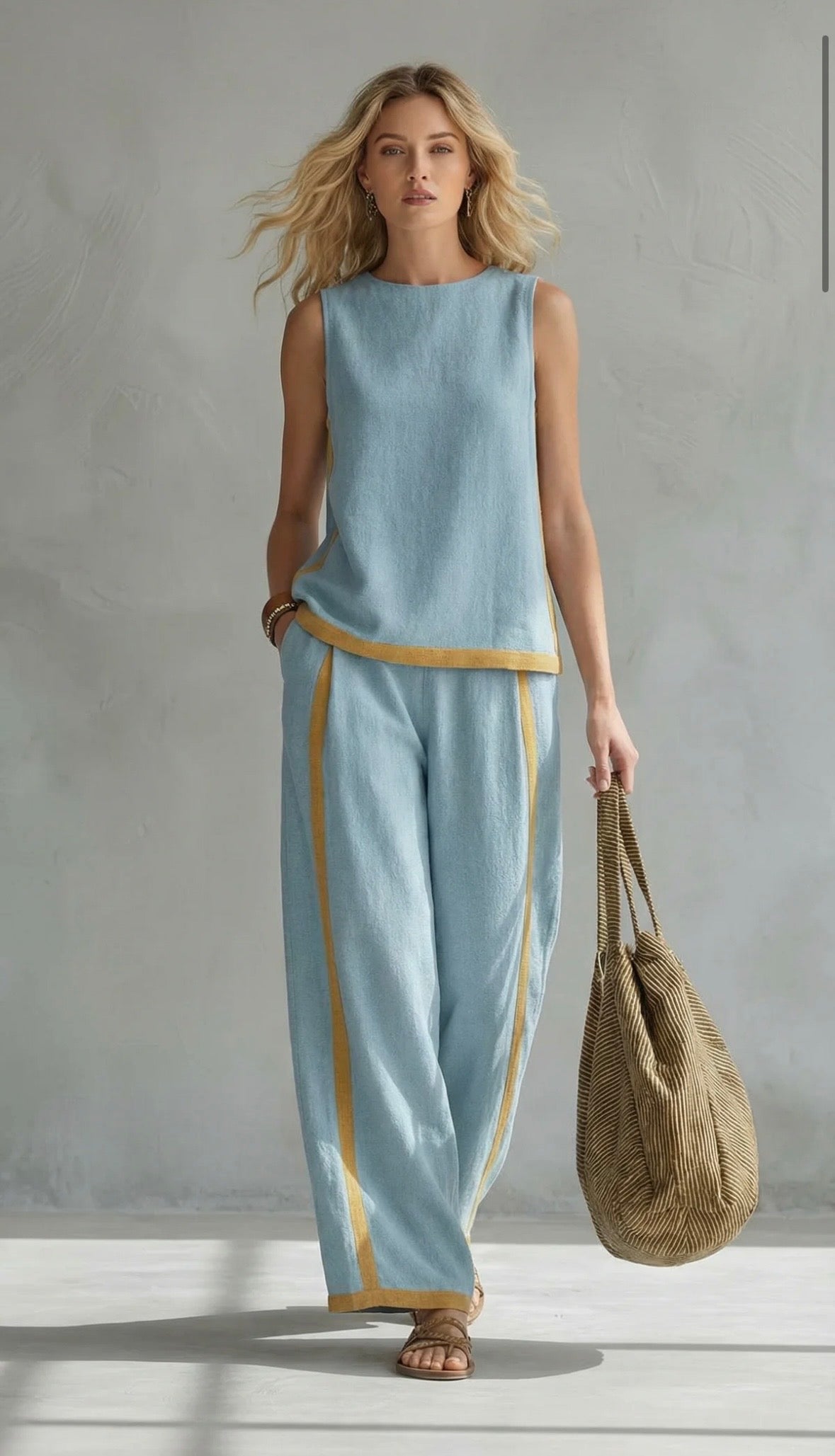 Apolline™ Wide-Leg Two-Piece Set