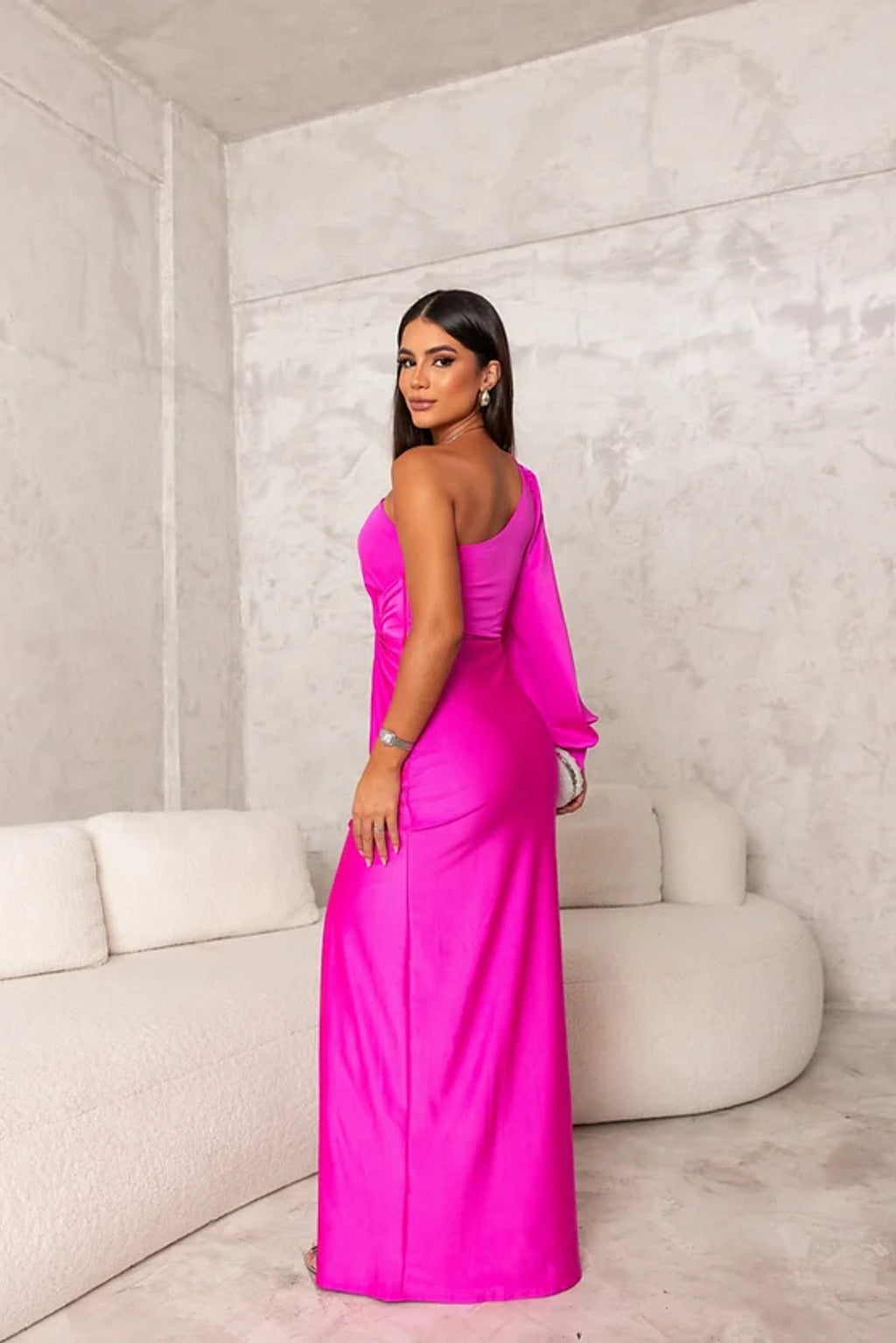 Colette™ One-Shoulder Evening Maxi Dress