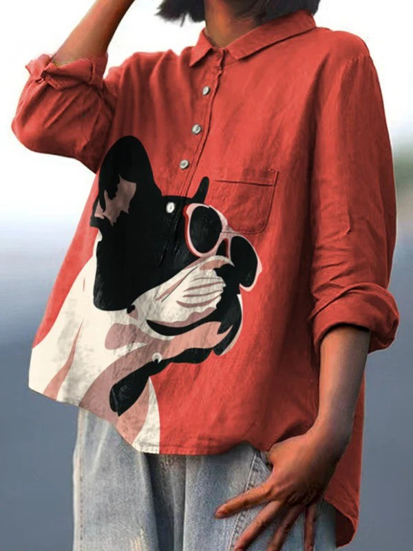 Lovejoy™ French Bulldog Print Shirt