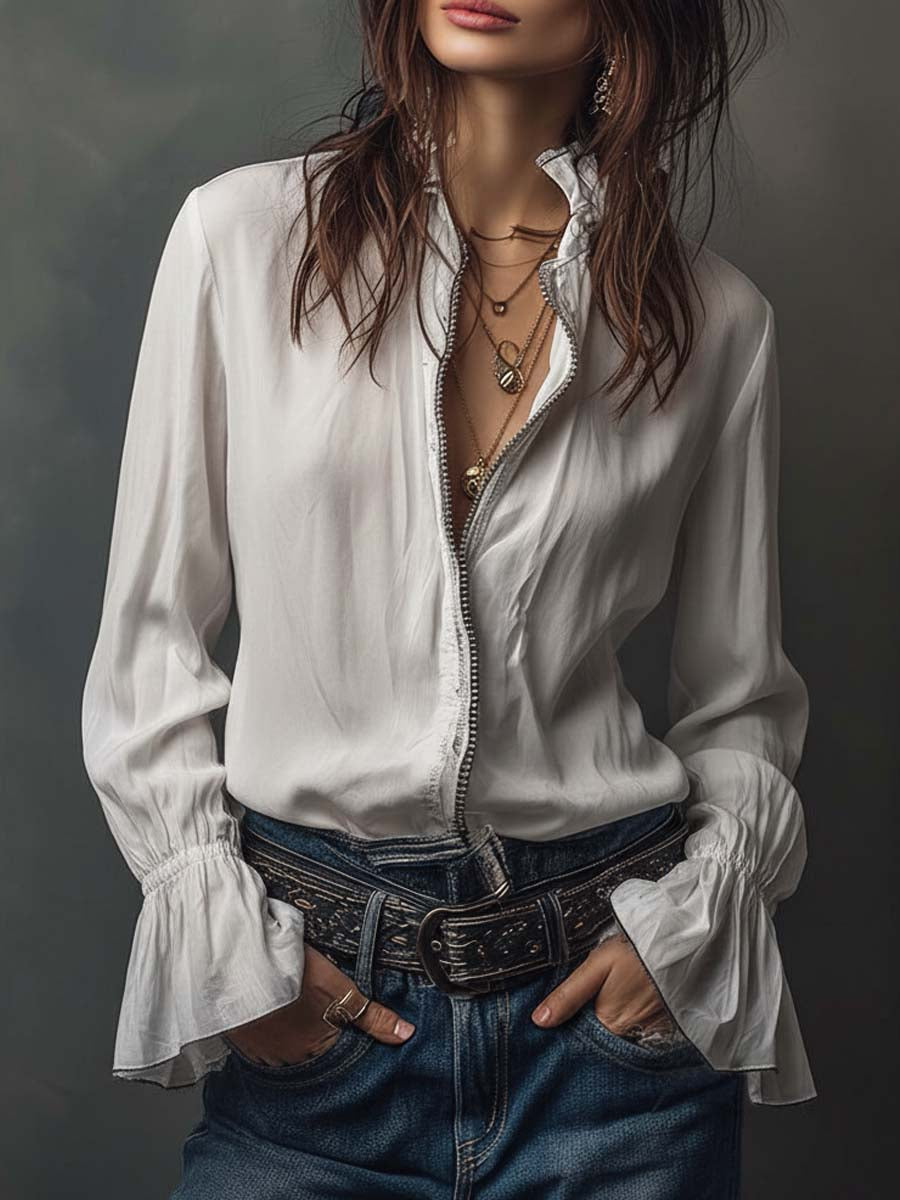 Millie™ Embroidered Long Jacket