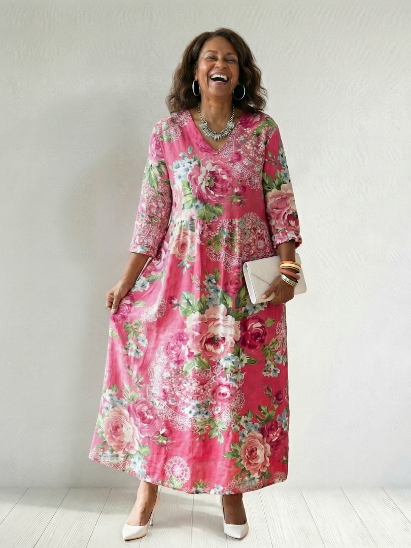 Dahlia™ Garden Bloom Midi Dress