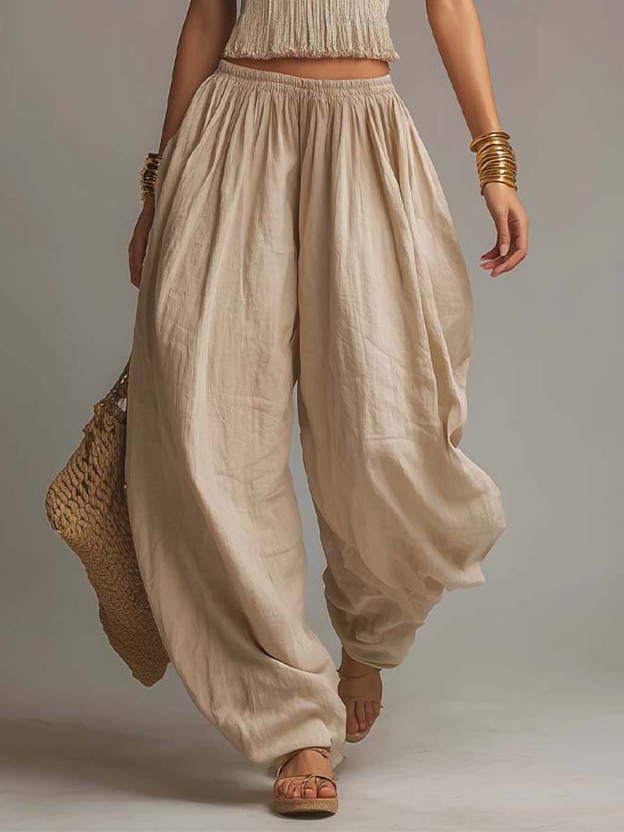 Bronwen™ Ruched Halter Harem Set
