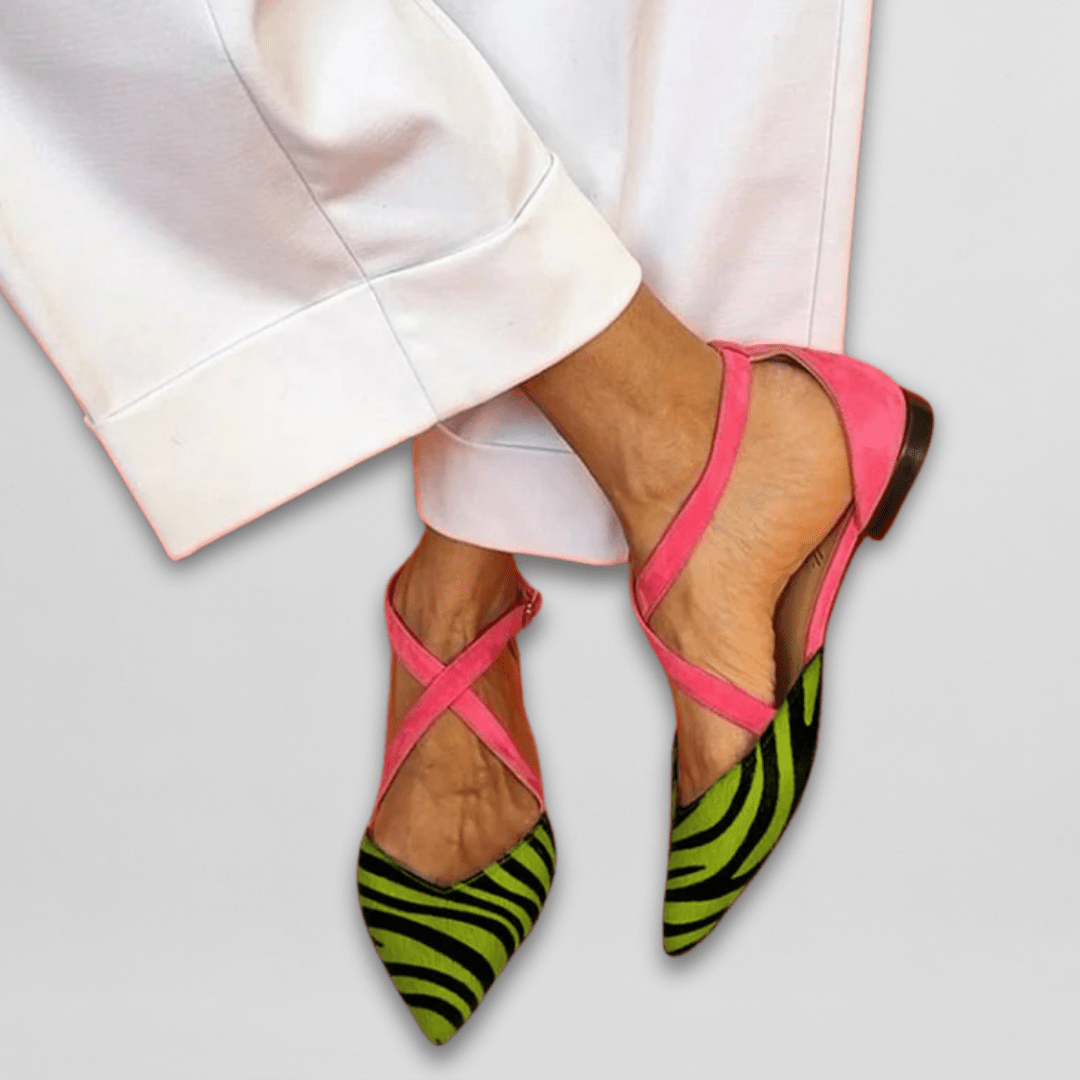 Thalia™ Crisscross Strap Flats