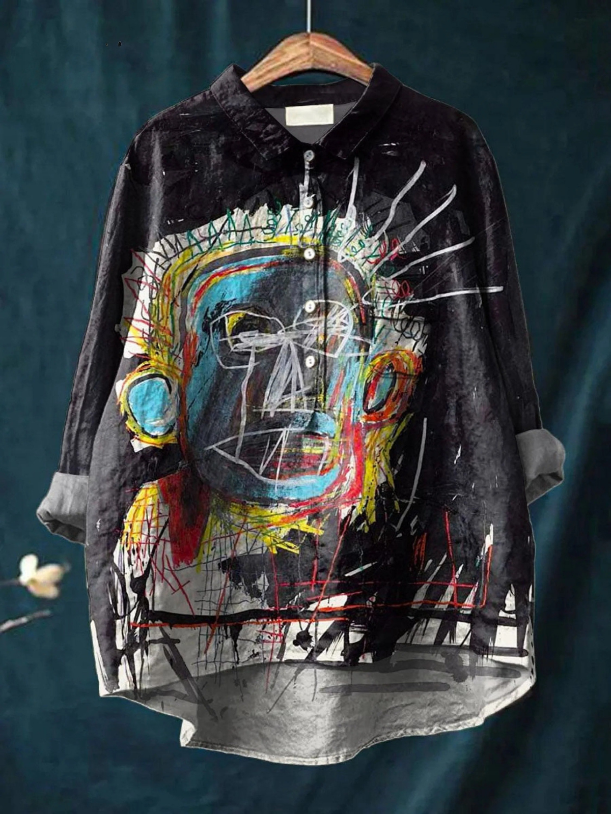 Lucinda™ Abstract Figure Print Shirt