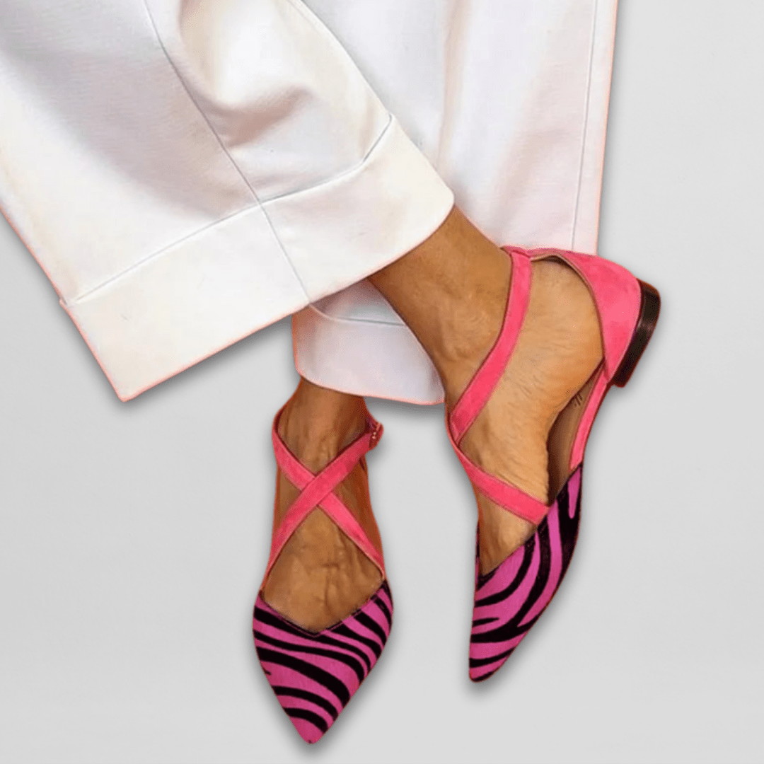 Thalia™ Crisscross Strap Flats