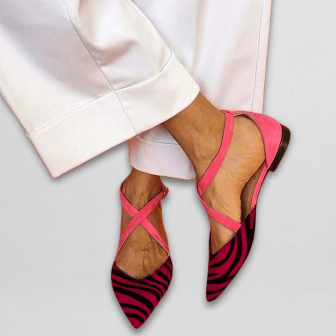 Thalia™ Crisscross Strap Flats