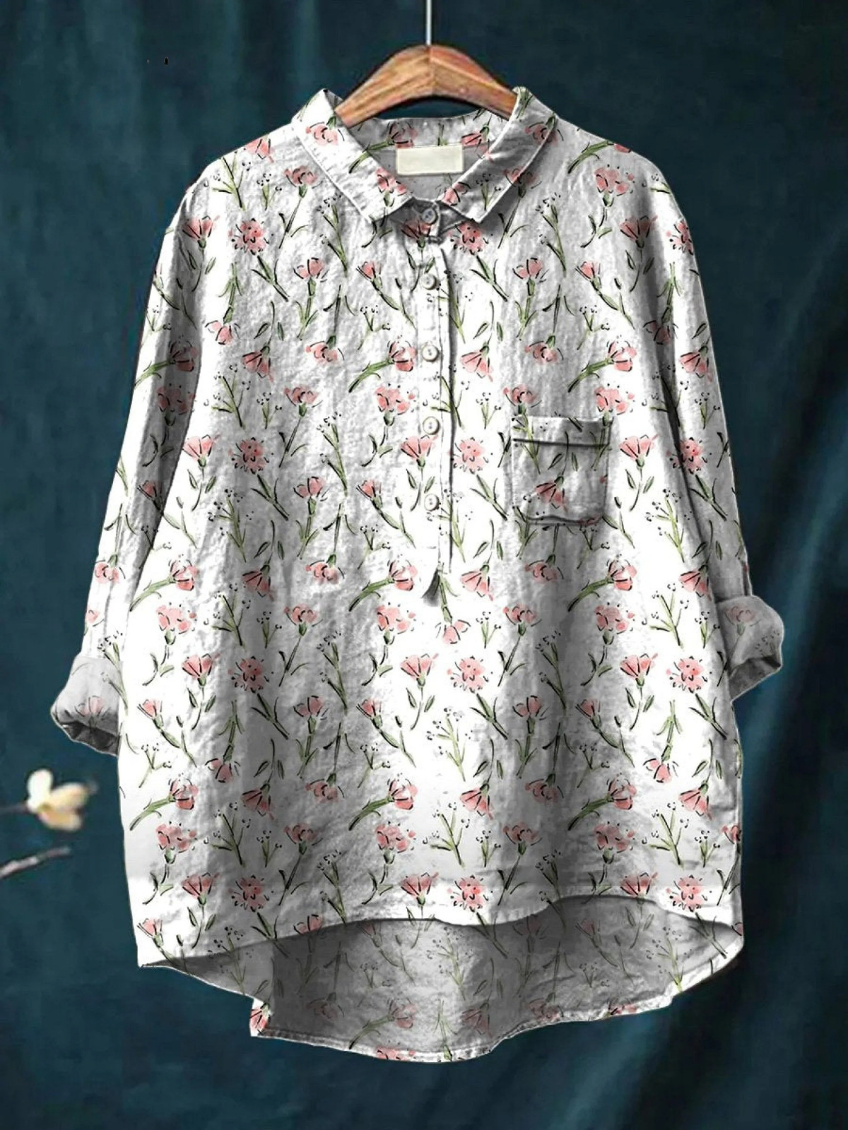 Lyra™ Floral Print Casual Shirt