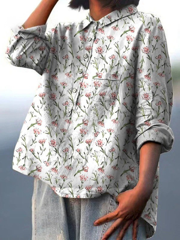 Lyra™ Floral Print Casual Shirt