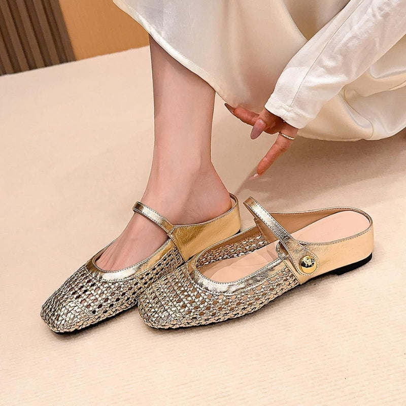 Sidonie™ Open Toe Mule Flats