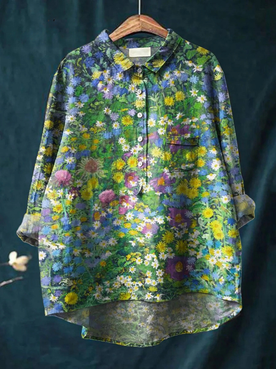 Madelaine™ Vintage Floral Print Shirt