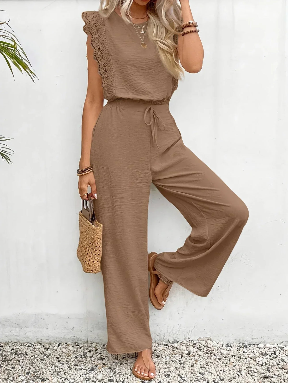 Bevlyn™ Lace-Trim Two-Piece Set