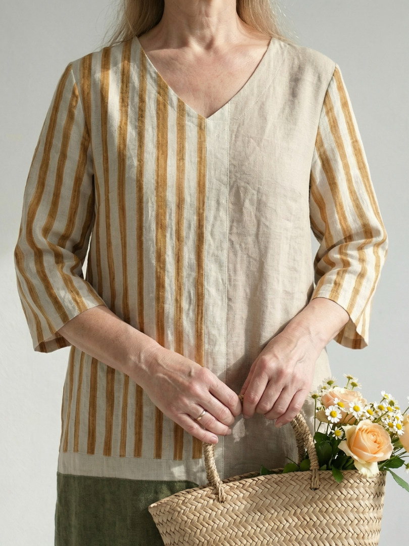 Cynthia™ Mixed Stripe Midi Dress