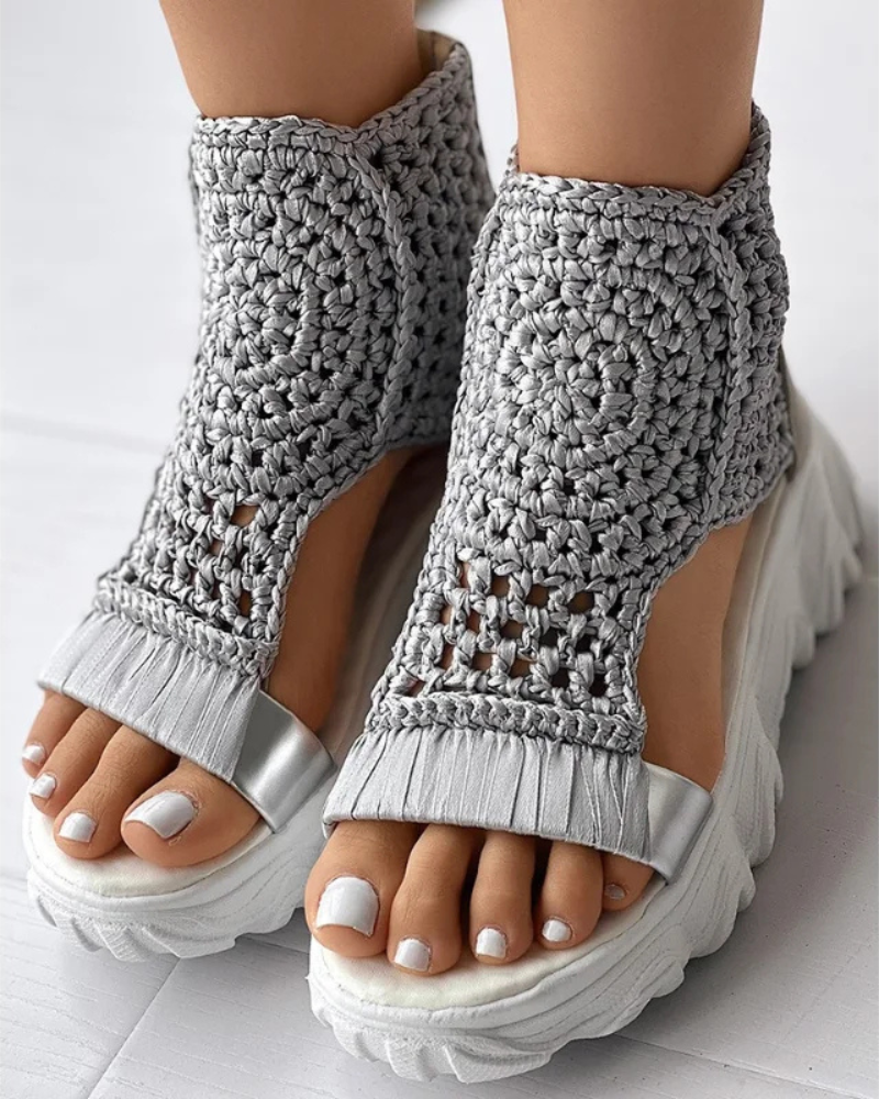 Tatum™ Braided Knit Platform Sandals