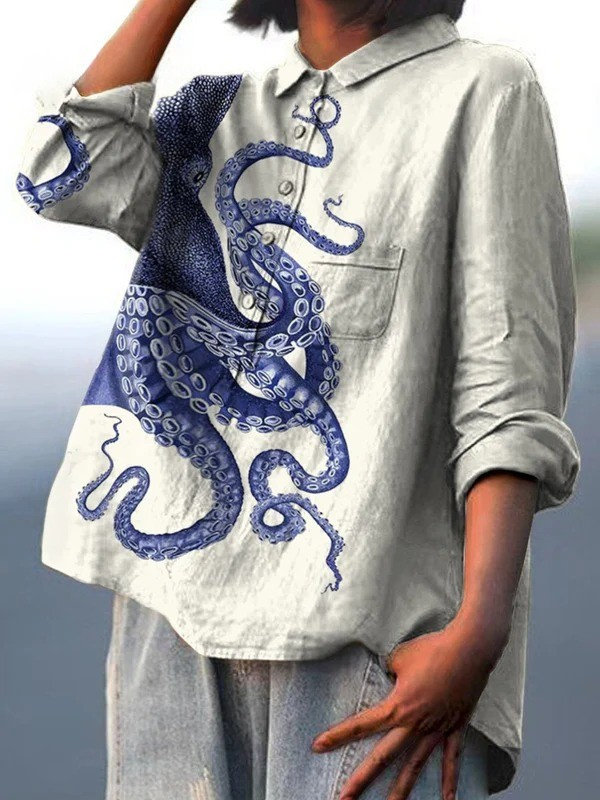 Lark™ Octopus Print Shirt