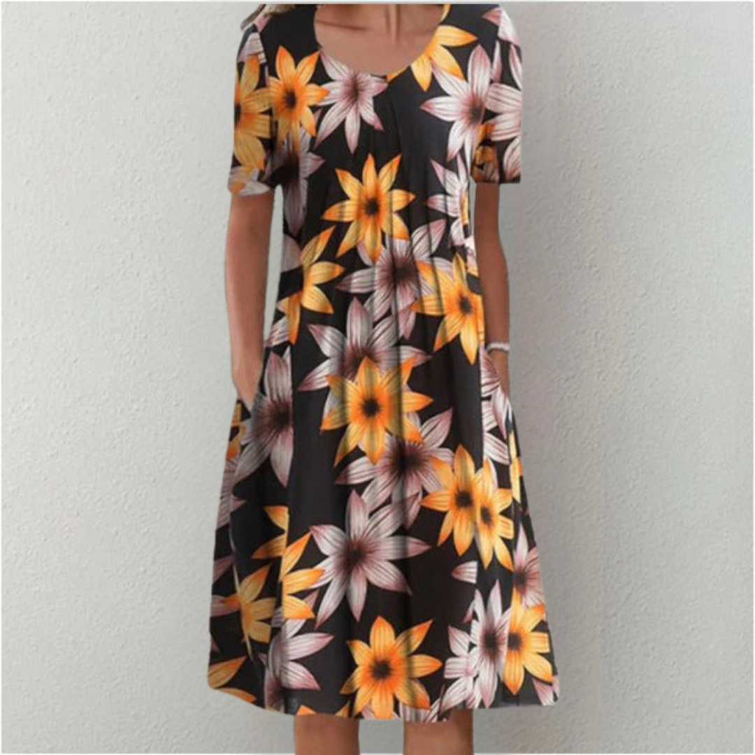 Amber™ Floral Dress With Pockets