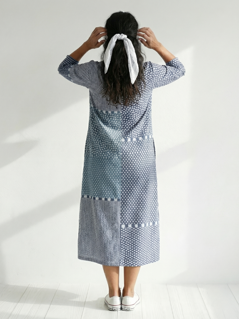 Daffodil™ Patchwork Midi Dress