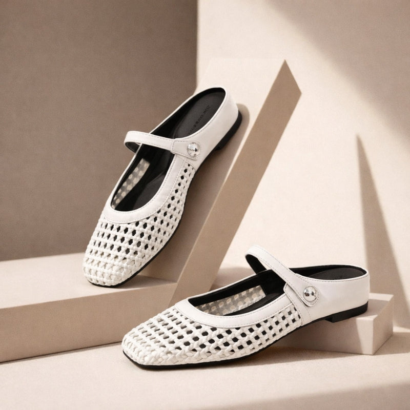 Sidonie™ Open Toe Mule Flats