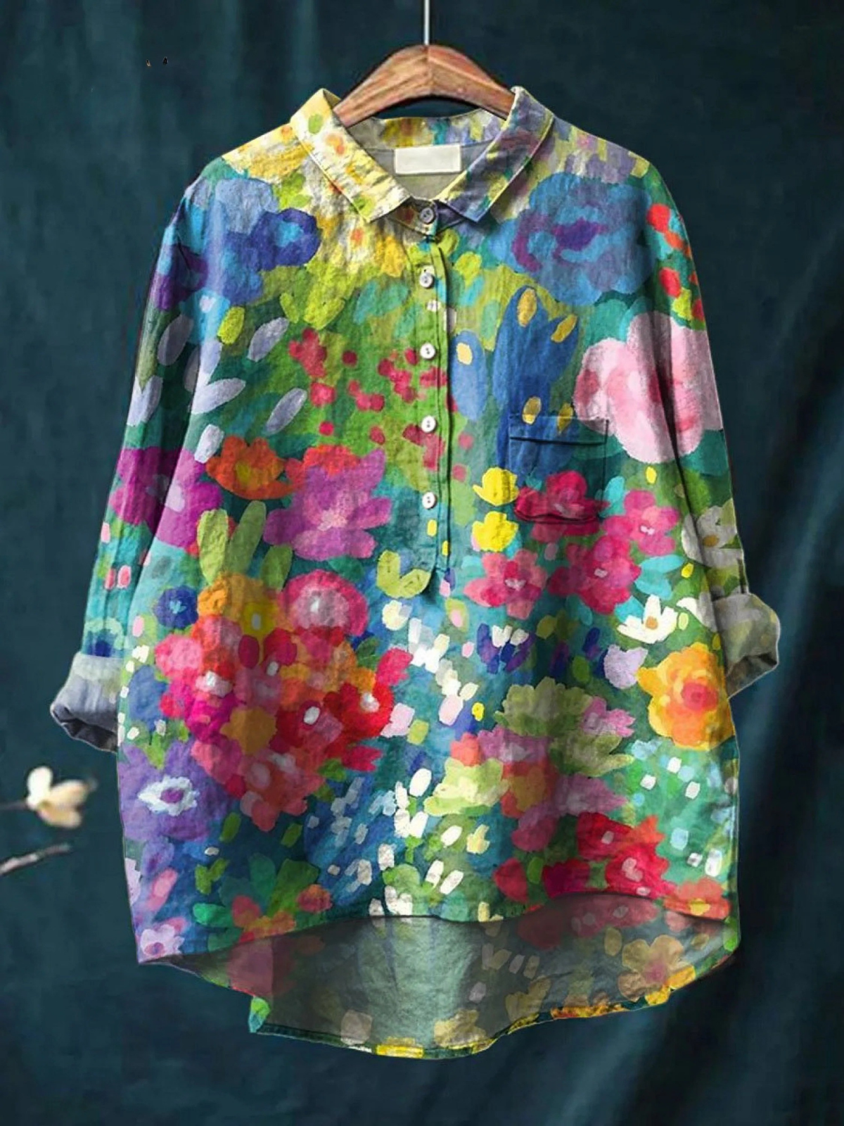 Melisande™ Relaxed Floral Print Shirt