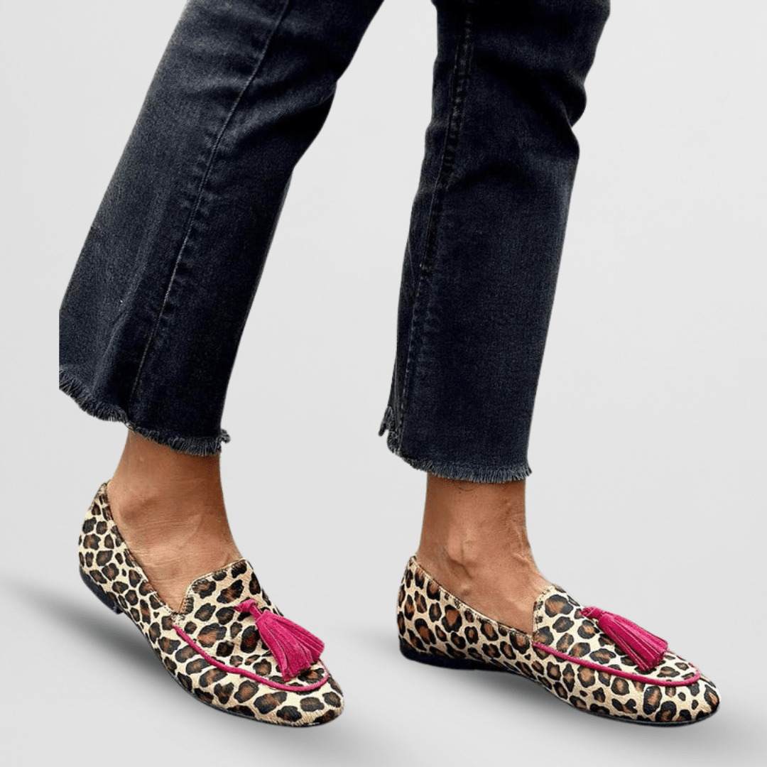 Vespera™ Fringe Detail Loafer Slippers