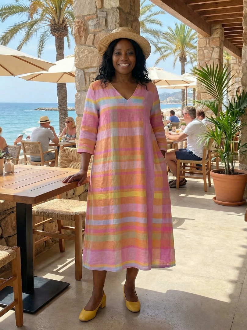Dinah™ Stripe Midi Dress