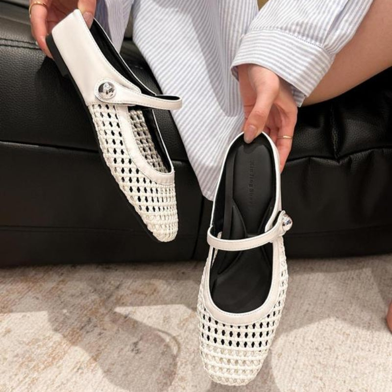 Sidonie™ Open Toe Mule Flats