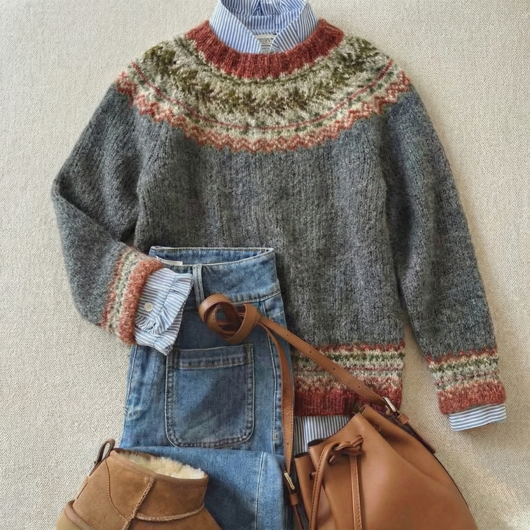 Zenobia™ Nordic Pattern Jumper