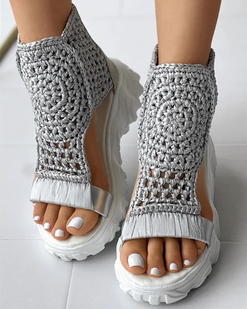 Tatum™ Braided Knit Platform Sandals