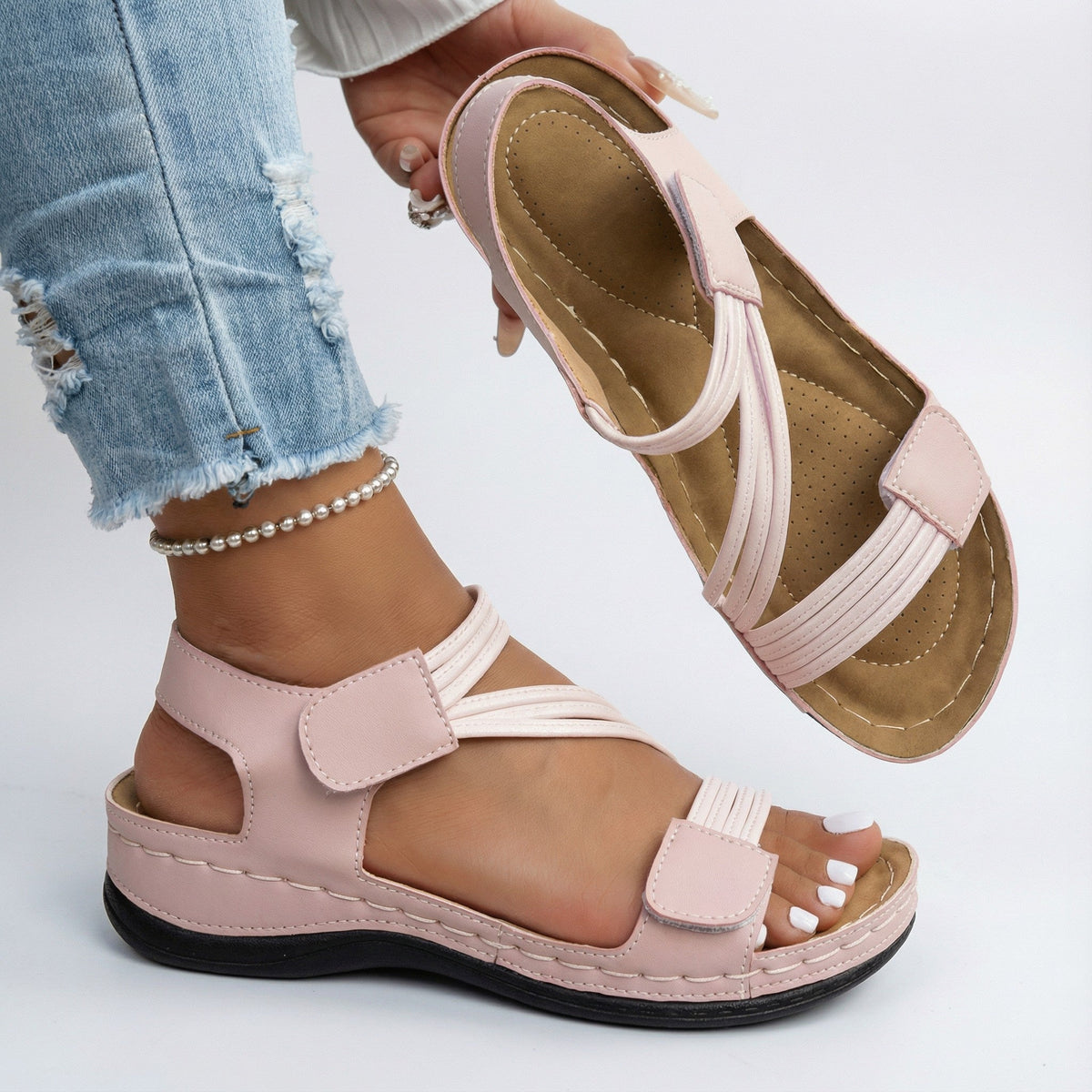 Renata™ Adjustable Strap Sandals