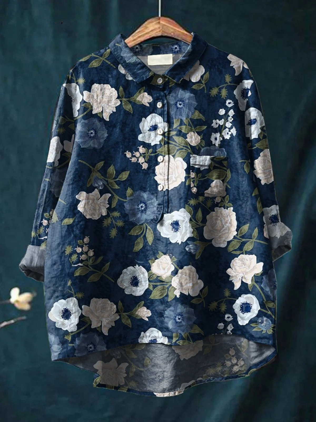 Mavis™ Floral Art Print Shirt