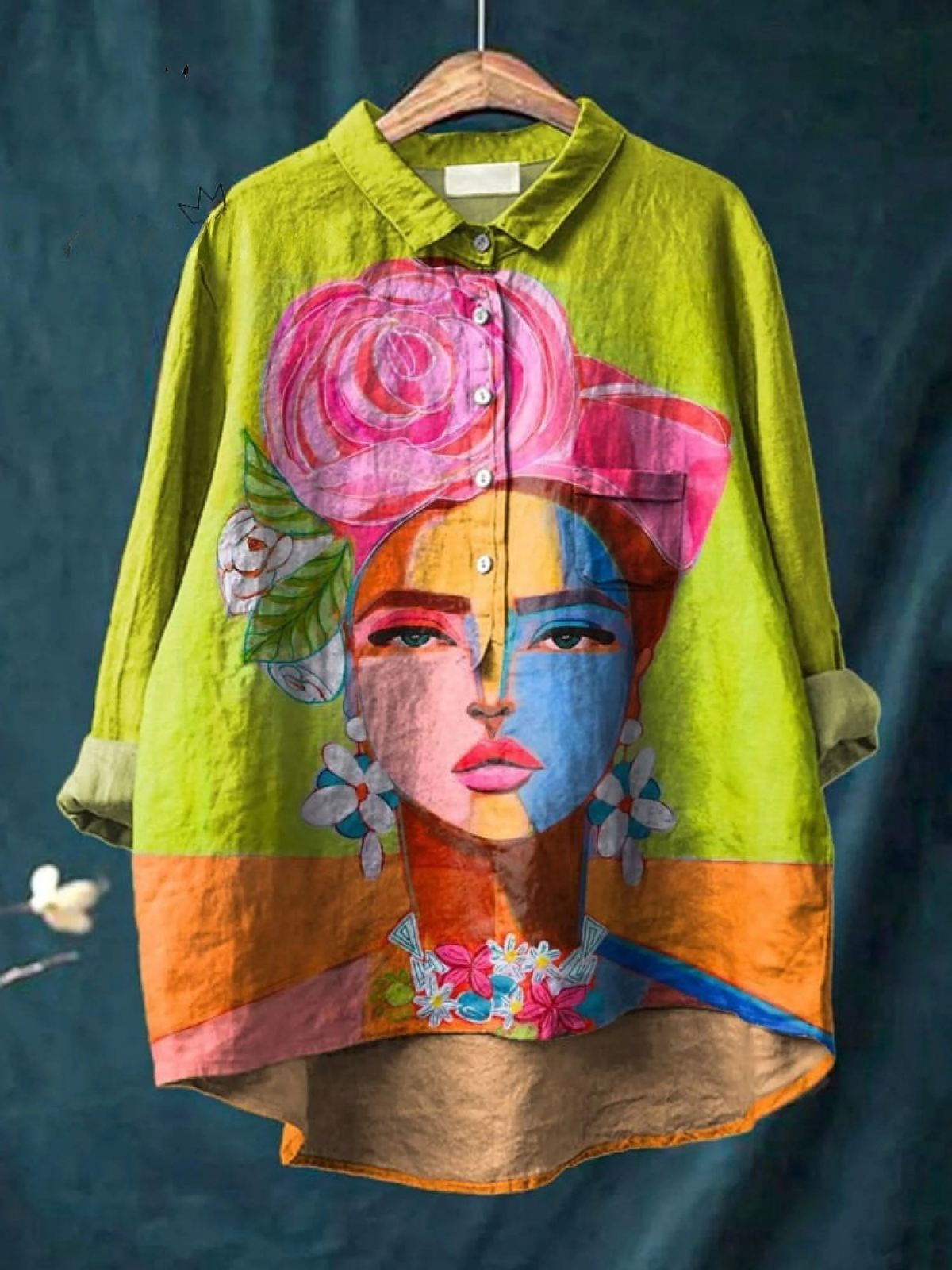 Maxine™ Portrait Print Shirt