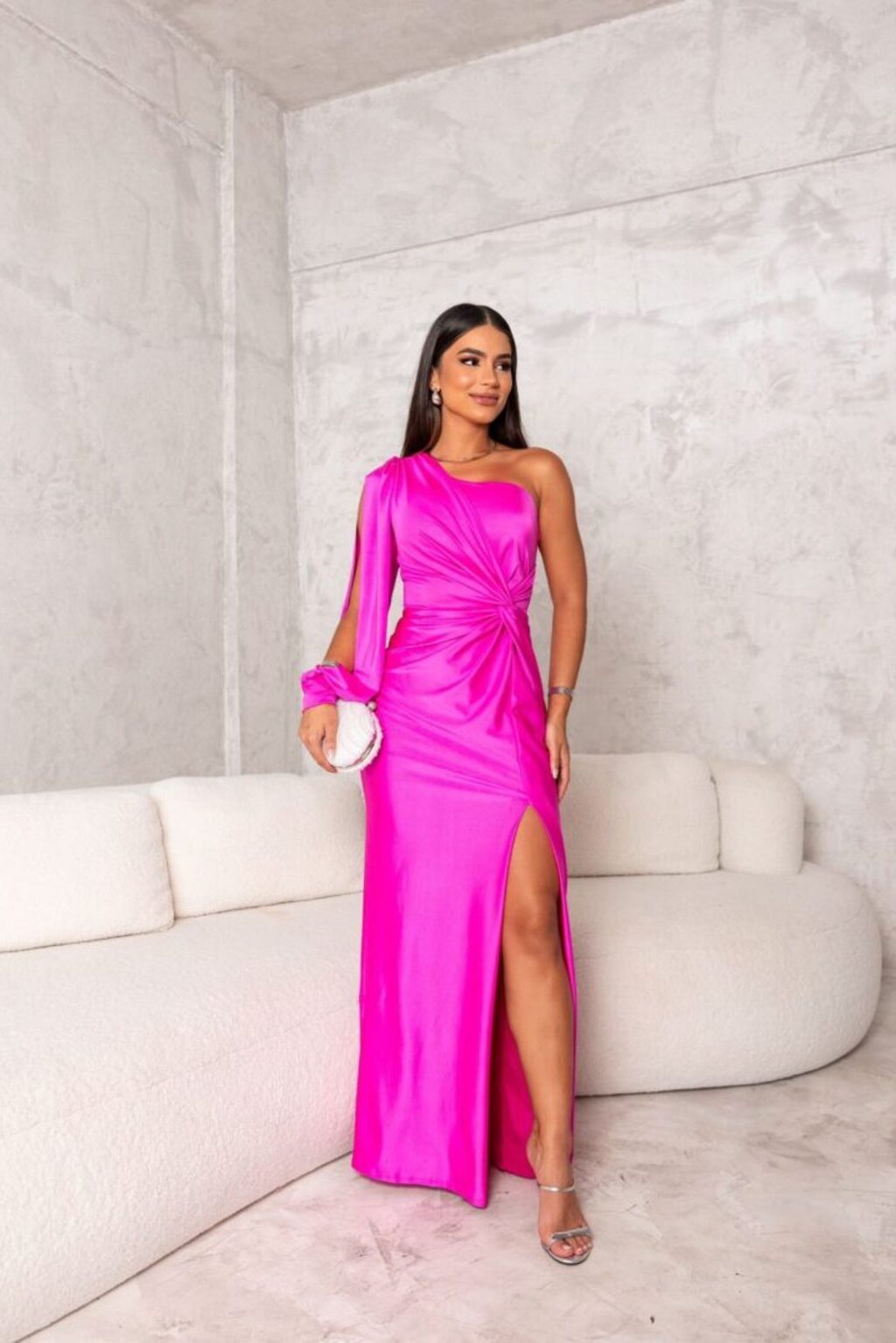 Colette™ One-Shoulder Evening Maxi Dress