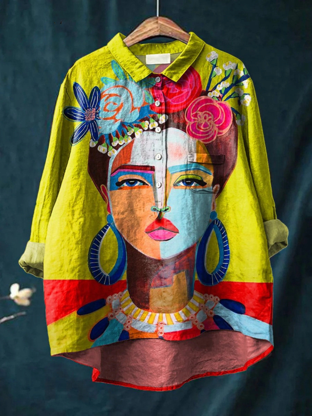 Maxine™ Portrait Print Shirt