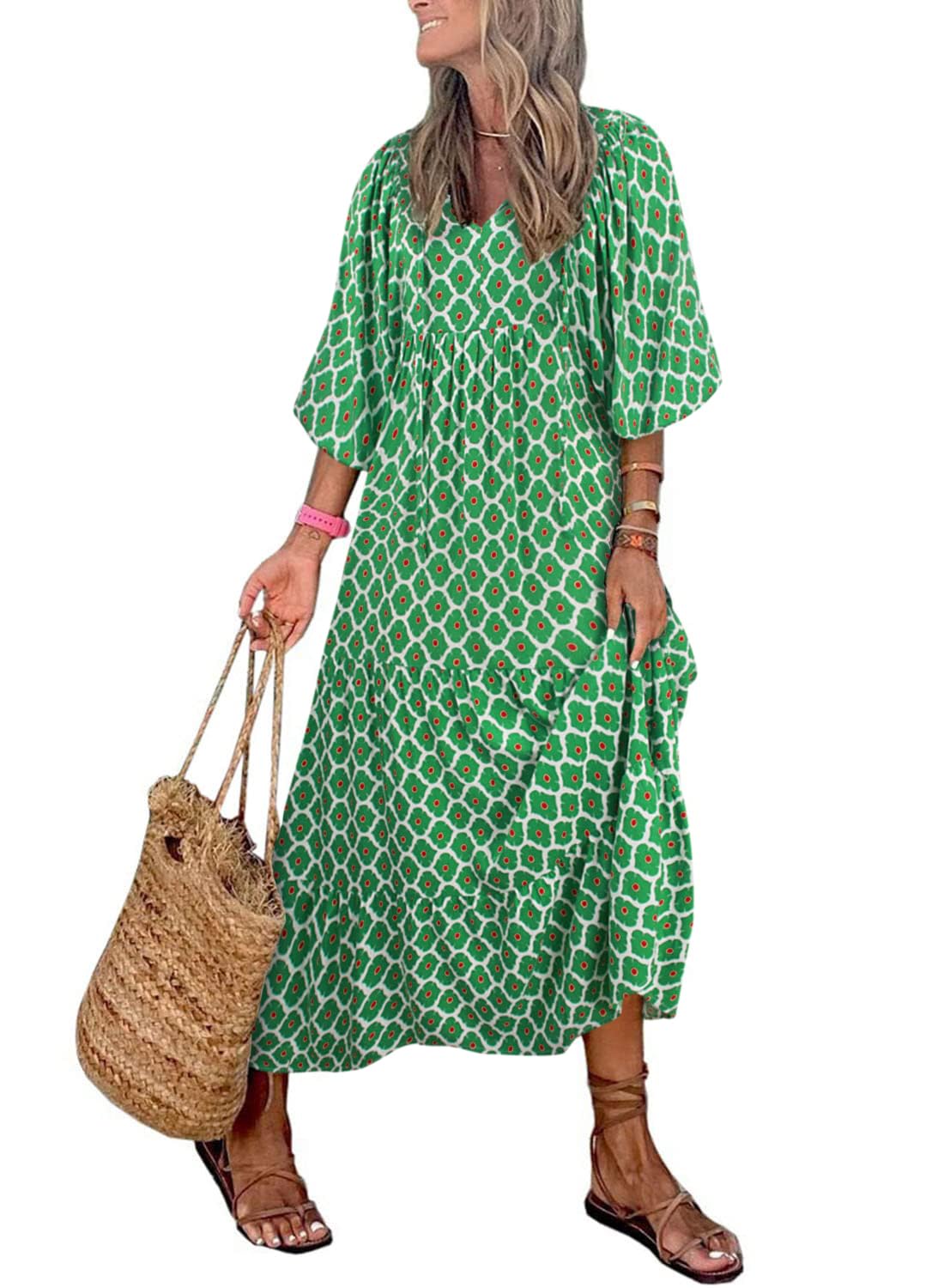 Arletta™ Floral Boho Maxi Dress