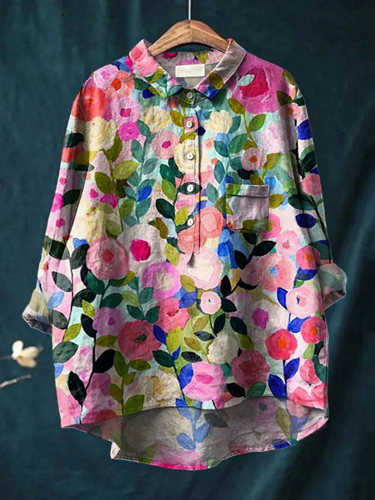 Mercy™ Floral Garden Print Shirt