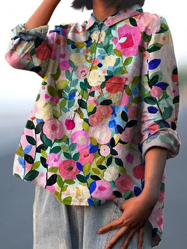 Mercy™ Floral Garden Print Shirt