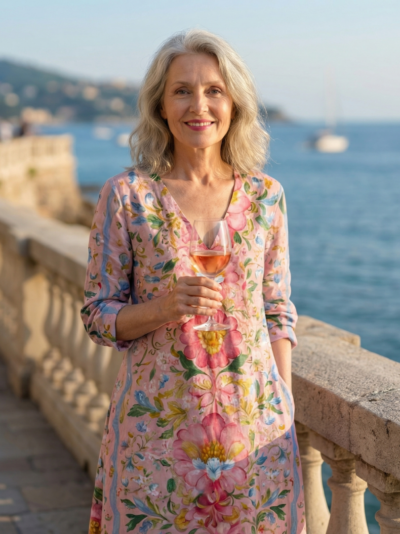 Dulcie™ Long-Sleeve Floral Midi Dress