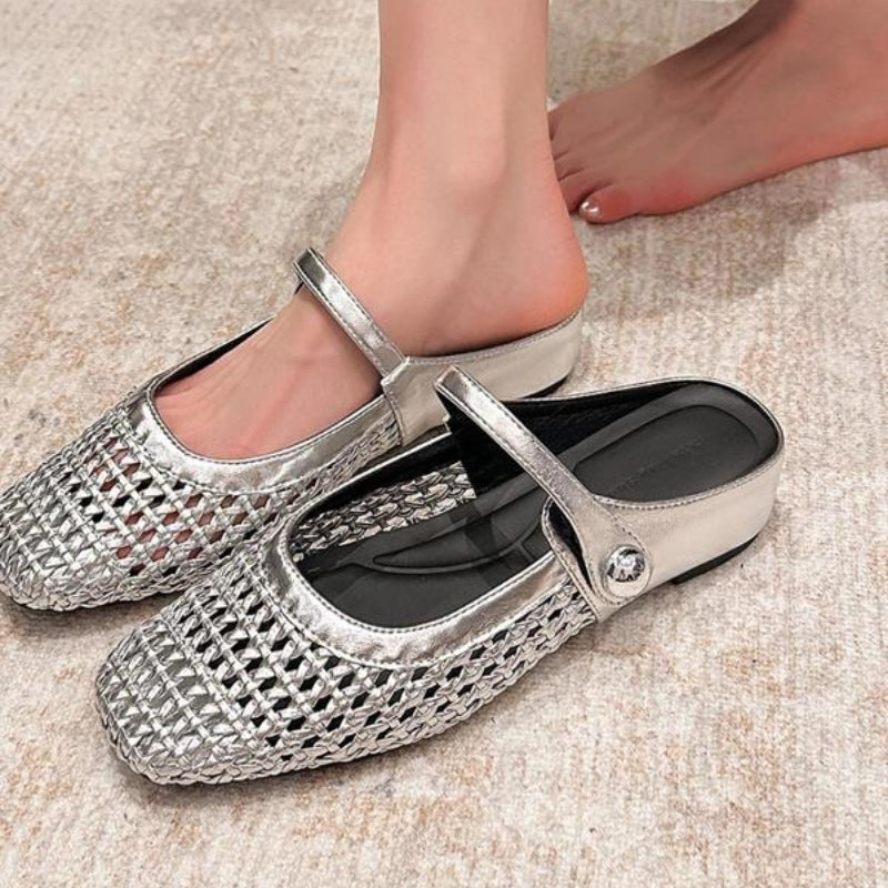 Sidonie™ Open Toe Mule Flats