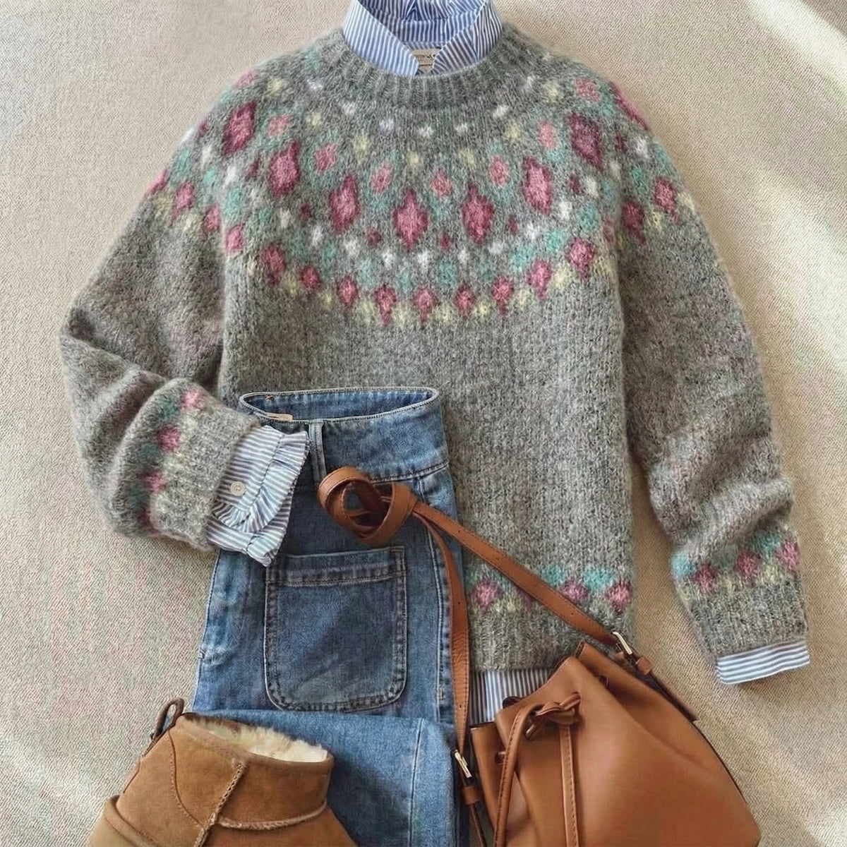 Zenobia™ Nordic Pattern Jumper