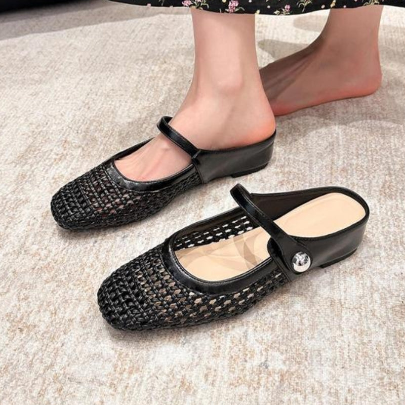 Sidonie™ Open Toe Mule Flats