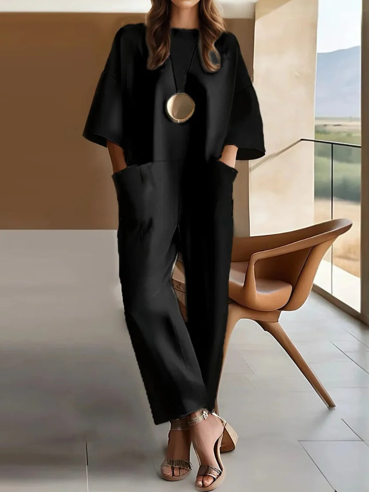Fidelia™ Stretch Cotton Jumpsuit