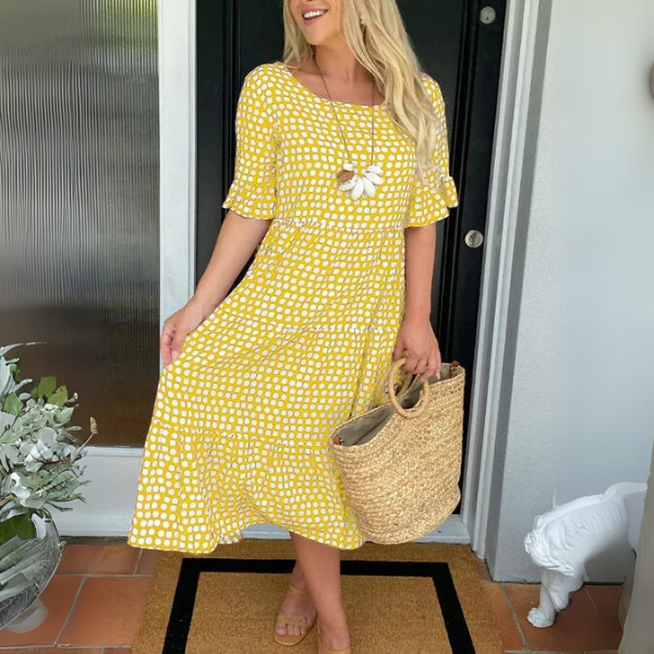 Barbara™ Tiered Midi Dress