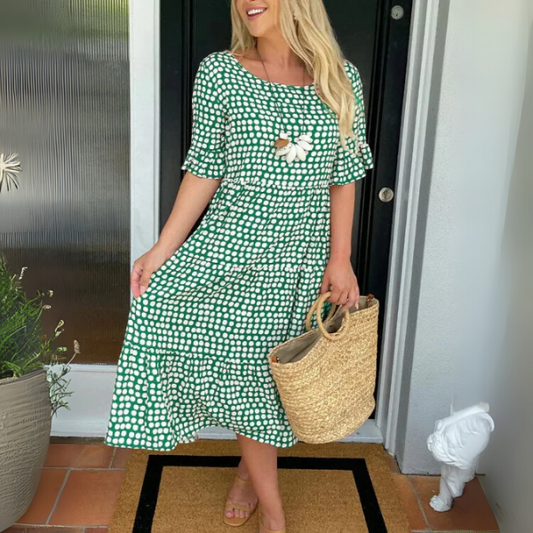 Barbara™ Tiered Midi Dress