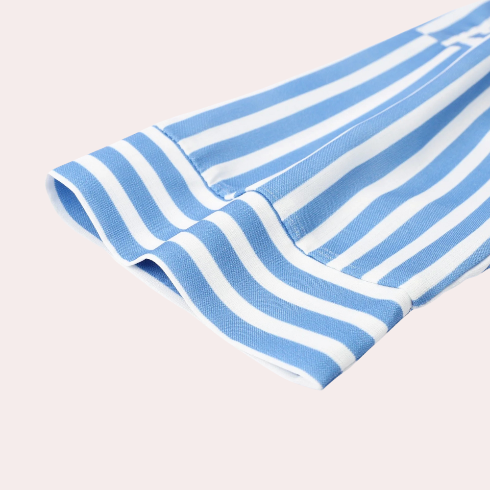 Cordula™ Striped Shirt Midi Dress