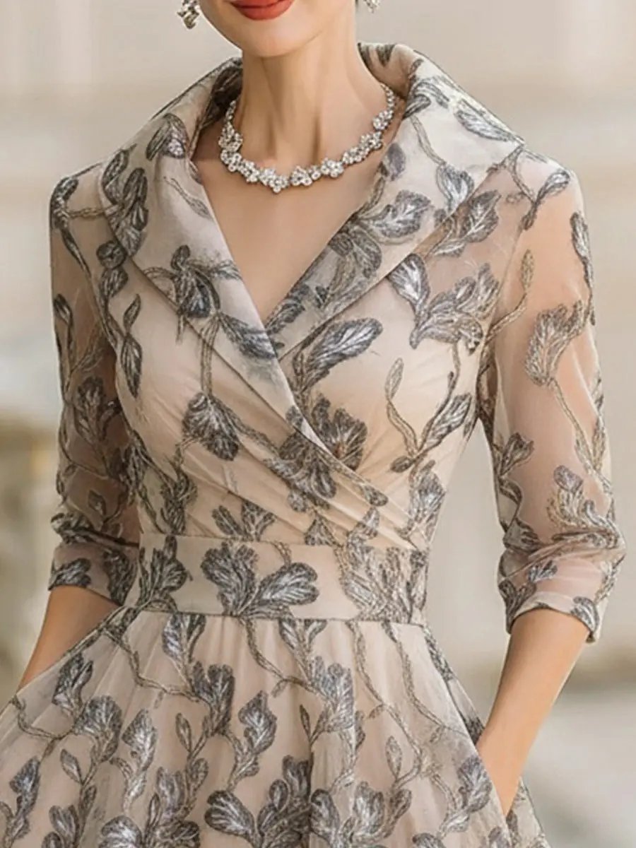 Celandine™ Short Sleeve Midi Dress